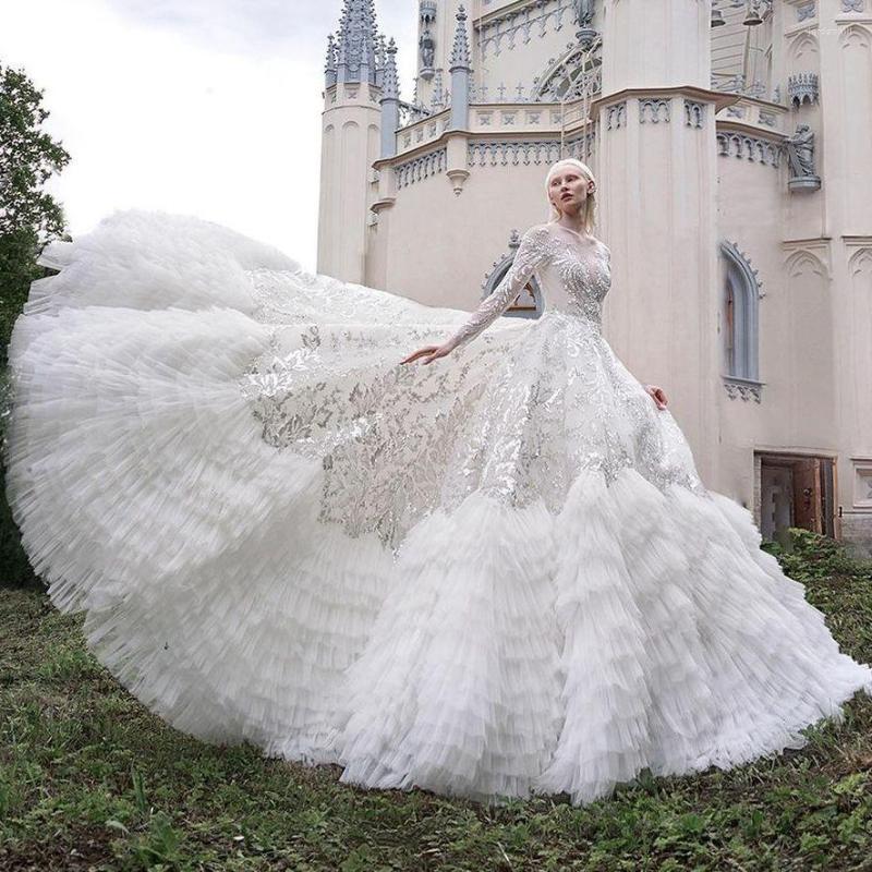 Party Dresses Exquisite Evening Dress Pure White Sequins Crystals Beaded Wedding See-Through O-Neck Long Sleeve Floor Length Bridal Gown, Red
Party Dresses Exquisite Evening Dress Pure White Sequins Crystals Beaded Wedding See-Through O-Neck Long Sleeve Floor Length Bridal Gown, Red