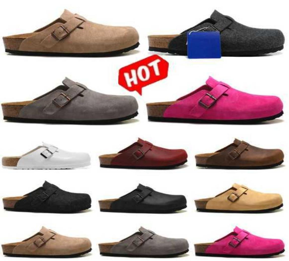 Sandals Boston Oiled Leather Bag Head Pull Cork Suede Designer Slides Autumn Winter Loafers Shoes Classic Tan Brown Black Mens Wom6234616, Nude
Sandals Boston Oiled Leather Bag Head Pull Cork Suede Designer Slides Autumn Winter Loafers Shoes Classic Tan Brown Black Mens Wom6234616, Nude