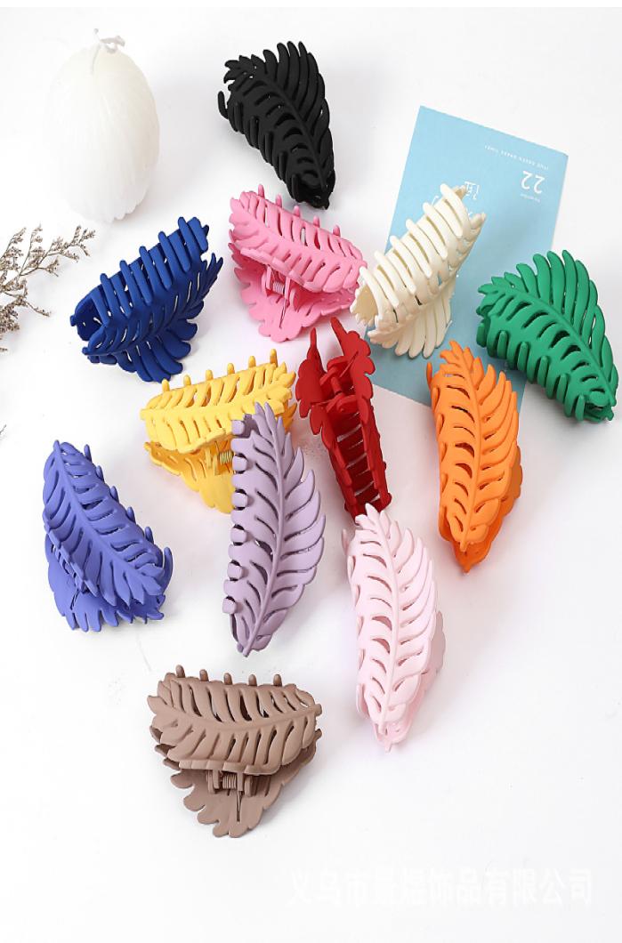fashion large Leaves Hair Claw Matte Candy For Women Clip Hairpins Accessories Clamps Headwear Crab Hair colors 12 colors1828394, Red
fashion large Leaves Hair Claw Matte Candy For Women Clip Hairpins Accessories Clamps Headwear Crab Hair colors 12 colors1828394, Red