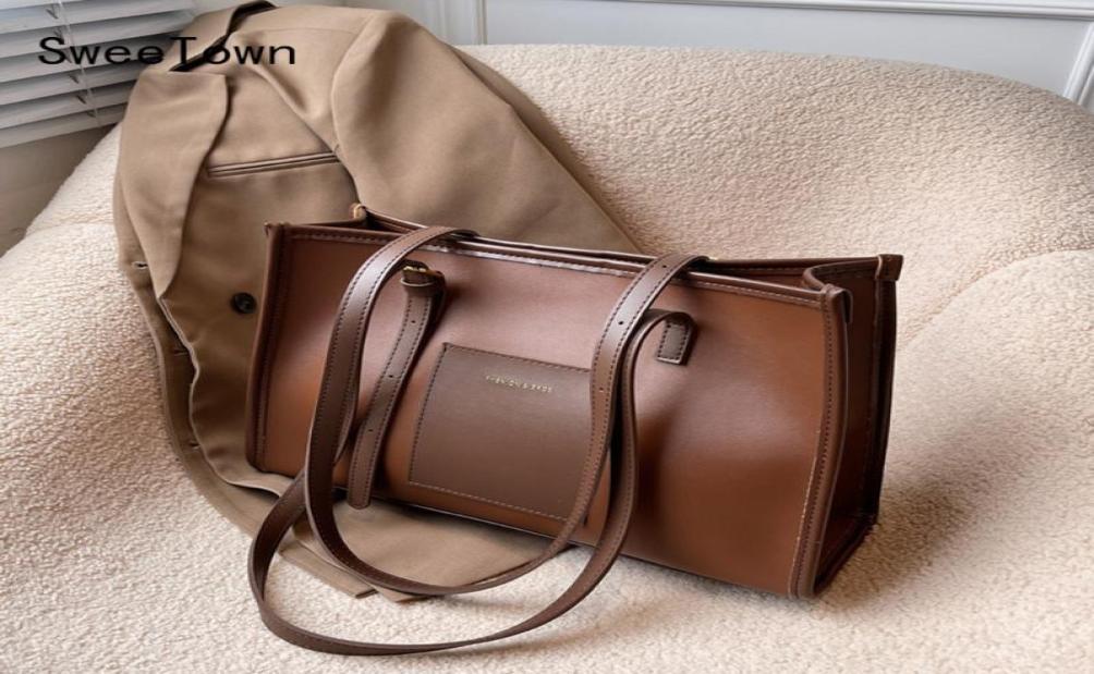 Evening Bags Sweetown Designer Handbag Ladies Fashion Underarm Large Capacity Tote Bag Luxury Shoulder PU Leather Square Messenger3751014, Black
Evening Bags Sweetown Designer Handbag Ladies Fashion Underarm Large Capacity Tote Bag Luxury Shoulder PU Leather Square Messenger3751014, Black