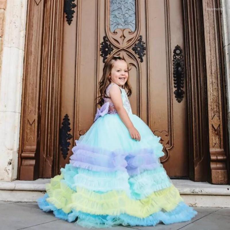 Girl Dresses Multi Color Flower Dress Children Wedding Party Gown Lace Tulle Kids Clothes Costume First Communion Long Tail, Same as picture
Girl Dresses Multi Color Flower Dress Children Wedding Party Gown Lace Tulle Kids Clothes Costume First Communion Long Tail, Same as picture