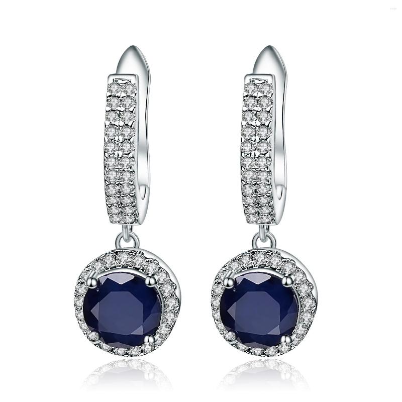 Dangle Earrings Gem's Ballet 3.68Ct Natural Blue Sapphire Gemstone Drop 925 Sterling Silver For Women Wedding Engagement
Dangle Earrings Gem's Ballet 3.68Ct Natural Blue Sapphire Gemstone Drop 925 Sterling Silver For Women Wedding Engagement