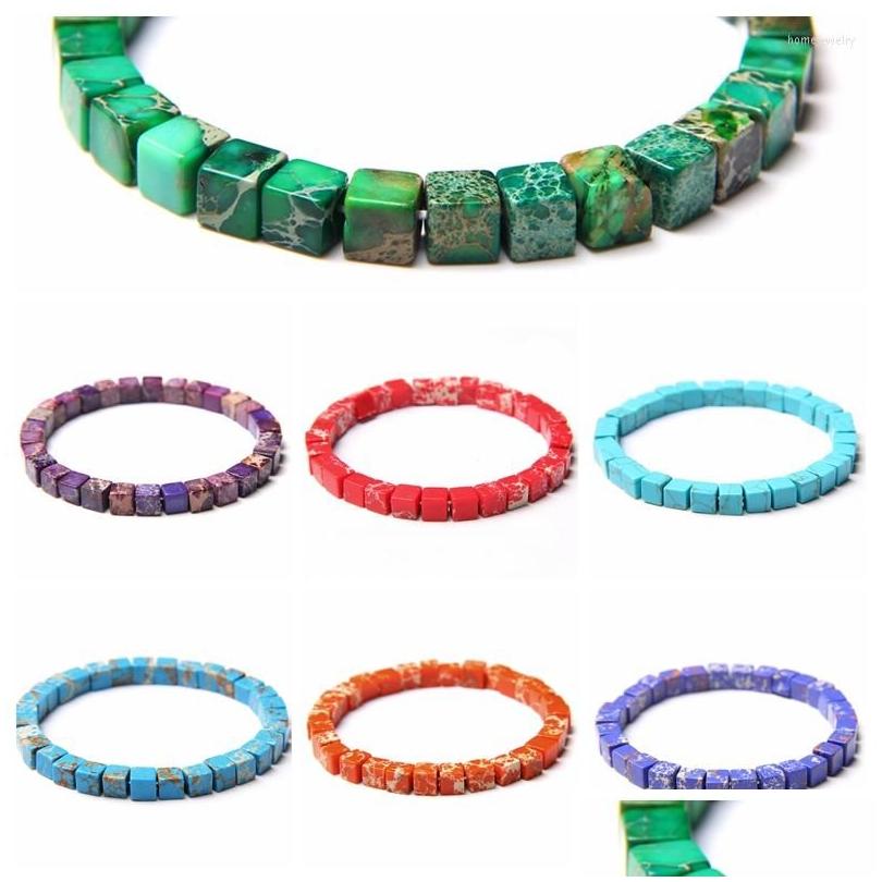 Beaded Strand Classic Chakra 6Mm Cube Imperial Mineral Stone Beads Bracelet Healing Lucky Energy Colorf Jewelry Gifts Drop Delivery Dhyxp
Beaded Strand Classic Chakra 6Mm Cube Imperial Mineral Stone Beads Bracelet Healing Lucky Energy Colorf Jewelry Gifts Drop Delivery Dhyxp
