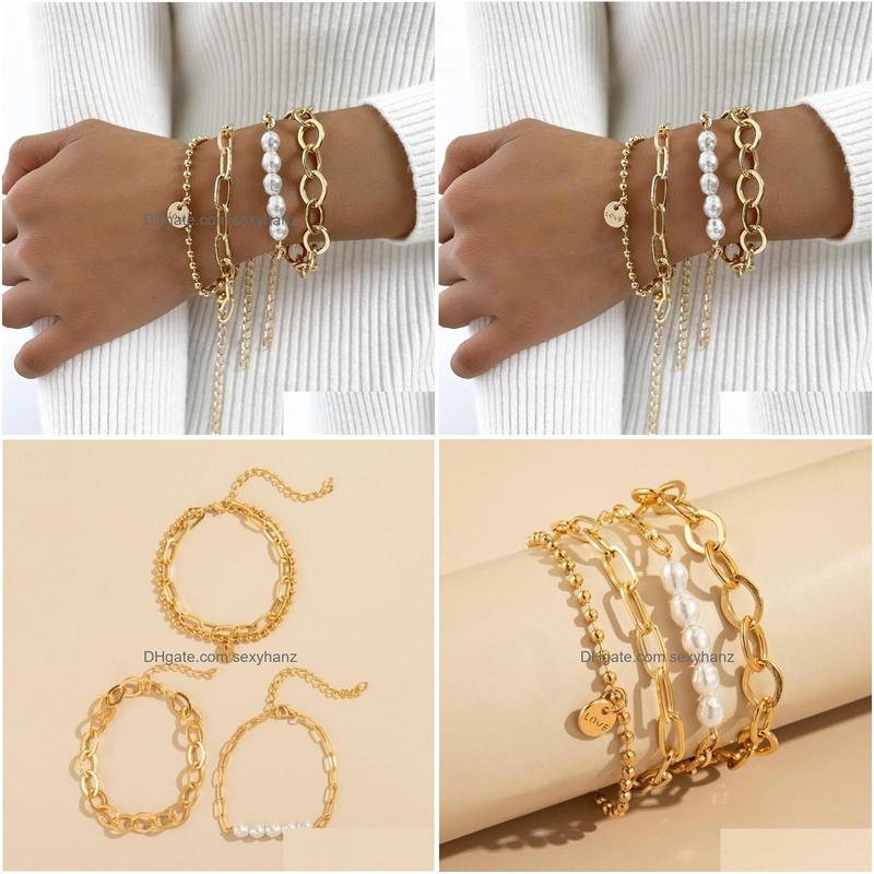 Chain Link Bracelets 3 Pcs/Set Fashion Punk Curb Cuban Set Boho Thick Gold Color Charm Bangles For Women Gifts 2022 Trendy Drop Deli Dhcjq
Chain Link Bracelets 3 Pcs/Set Fashion Punk Curb Cuban Set Boho Thick Gold Color Charm Bangles For Women Gifts 2022 Trendy Drop Deli Dhcjq