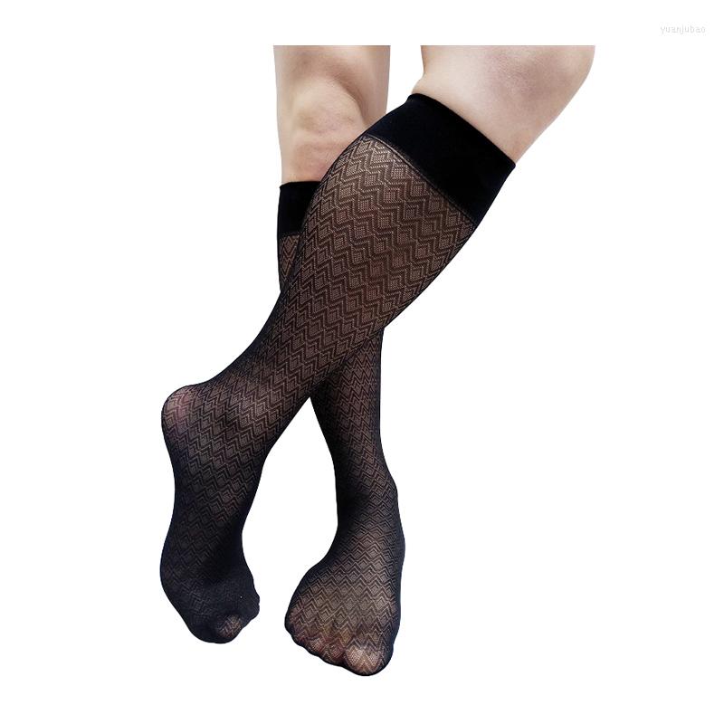 Men's Socks See Through Mens Business Knee High Black Thin Wave Striped Long Tube Male Formal Dress Suit Sexy Lingerie Stocking
Men's Socks See Through Mens Business Knee High Black Thin Wave Striped Long Tube Male Formal Dress Suit Sexy Lingerie Stocking