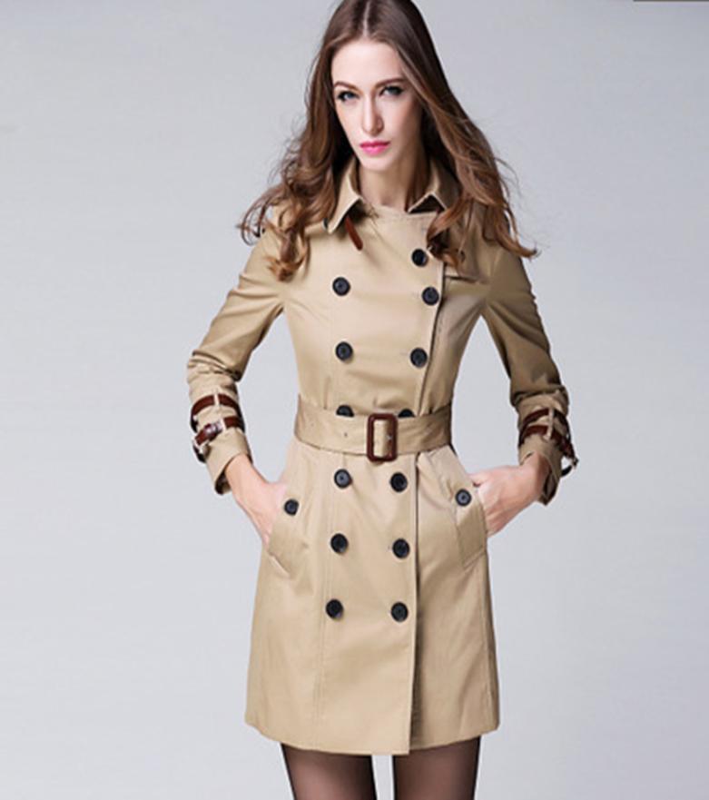 Womens Brand Jackets Coats Highend British Style Coat Double Breasted Ladies Windbreaker For Womens Elegant Trench Coat 2010311138803, Khaki
Womens Brand Jackets Coats Highend British Style Coat Double Breasted Ladies Windbreaker For Womens Elegant Trench Coat 2010311138803, Khaki