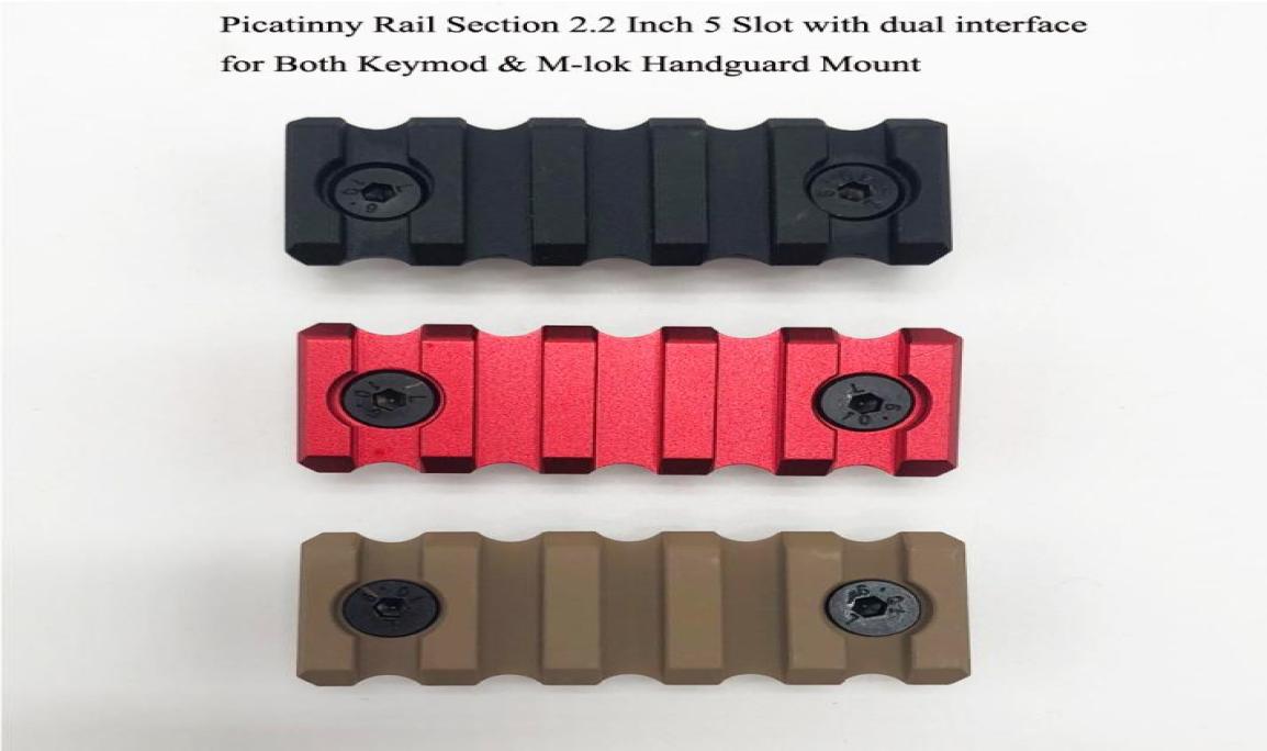 Picatinny Rail Sections 5 Slot with dual interface for Both Keymod Mlok Rail Mount SystemBlackRedTan Colors7275845, Green
Picatinny Rail Sections 5 Slot with dual interface for Both Keymod Mlok Rail Mount SystemBlackRedTan Colors7275845, Green