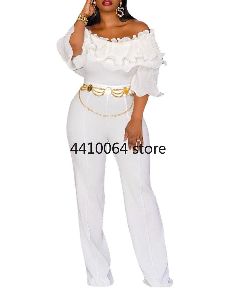 Ethnic Clothing White Jumpsuit African Clothes For Women 2023 Summer Dashiki Evening Party Plus Size
Ethnic Clothing White Jumpsuit African Clothes For Women 2023 Summer Dashiki Evening Party Plus Size