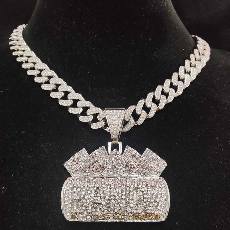 Men Women Hip hop Iced out Bling Money Bag Necklace with 13mm crystal Cuban Chain Hiphop Necklaces fashion Charm jewelry
Men Women Hip hop Iced out Bling Money Bag Necklace with 13mm crystal Cuban Chain Hiphop Necklaces fashion Charm jewelry