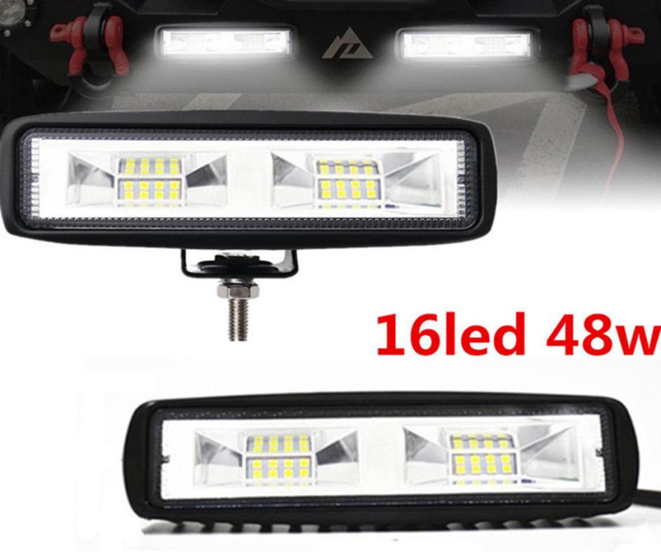 2pcs 48W 12V 24V LED Work Light Lamp Bar Waterproof Offroad Boat Car Motorcycle SUV ATV Night Driving Lighting3676555
2pcs 48W 12V 24V LED Work Light Lamp Bar Waterproof Offroad Boat Car Motorcycle SUV ATV Night Driving Lighting3676555