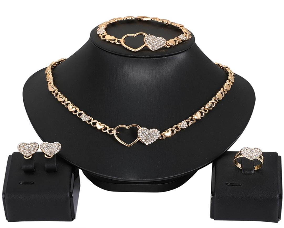 African jewelry set for women Heart necklace wedding s earrings xoxo bracelets gifts 2110158427016, Peacock blue
African jewelry set for women Heart necklace wedding s earrings xoxo bracelets gifts 2110158427016, Peacock blue