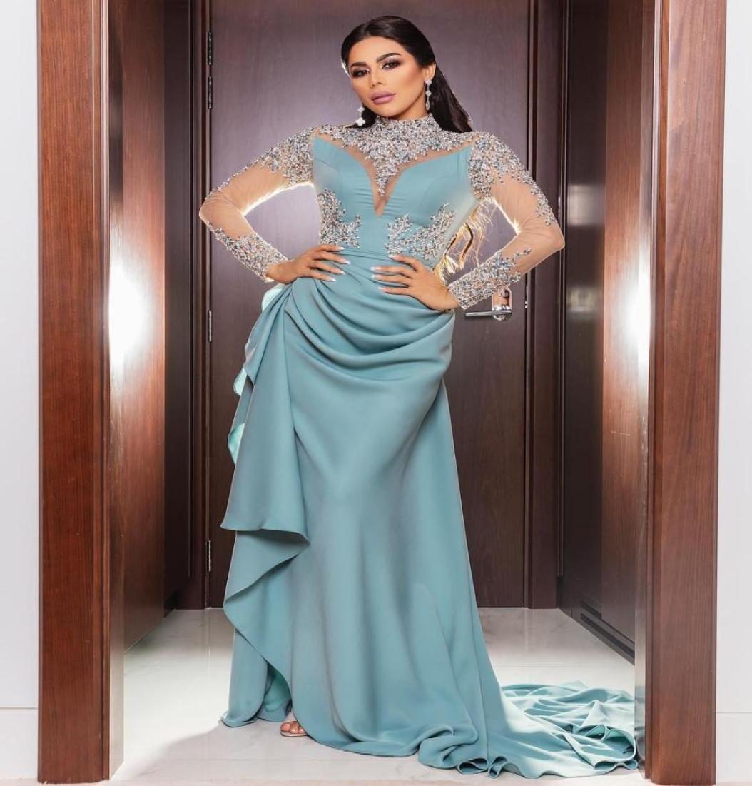 Arabic Aso Ebi Sexy Lace Beaded Evening Dresses Sequins High Neck Prom Dresses Cheap Formal Party Second Reception Gowns ZJ1156726579, Light sky blue
Arabic Aso Ebi Sexy Lace Beaded Evening Dresses Sequins High Neck Prom Dresses Cheap Formal Party Second Reception Gowns ZJ1156726579, Light sky blue