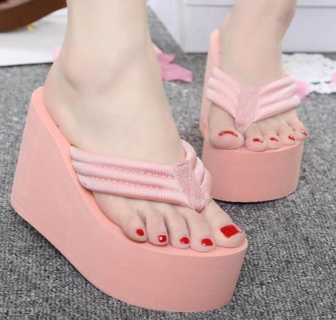 Summer Women Wedges Slippers Ultra High Heels Slippers Platform Wedges Heel Sandals Casual Leisure Bohemian Beach Sandals size 358779500, Black
Summer Women Wedges Slippers Ultra High Heels Slippers Platform Wedges Heel Sandals Casual Leisure Bohemian Beach Sandals size 358779500, Black