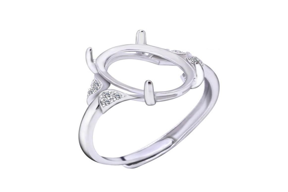 Semi Mount Ring Settings For Big Oval Stone With Side CZ 6x8mm 10x14mm Solid 925 Sterling Silver Women Jewelry Bride Wedding Gifts4257517
Semi Mount Ring Settings For Big Oval Stone With Side CZ 6x8mm 10x14mm Solid 925 Sterling Silver Women Jewelry Bride Wedding Gifts4257517