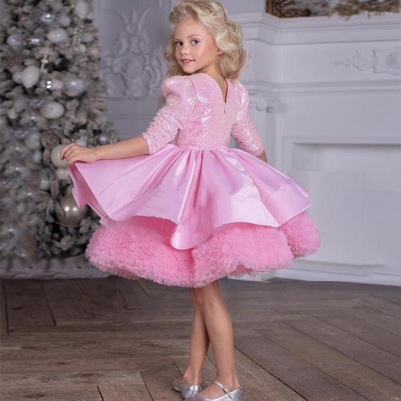 Girl Dresses Pink Baby Girls Puffy Skirt Tiered Infant Birthday Party Gown Christmas Year Dress Gift 1-11Years
Girl Dresses Pink Baby Girls Puffy Skirt Tiered Infant Birthday Party Gown Christmas Year Dress Gift 1-11Years