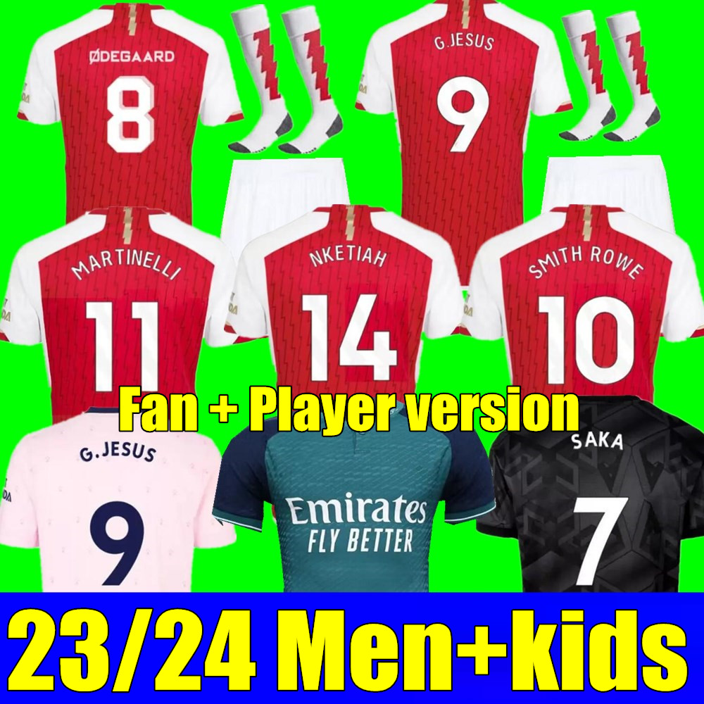 New 23 24 SMITH SAKA soccer jerseys Fans Player MARTINELLI 2023 2024 football shirt Men Kids kit boys ODEGAARD Nketiah G.JESUS FABIO ARSENALS ZINCHENKO JORGINHO, Adult away
New 23 24 SMITH SAKA soccer jerseys Fans Player MARTINELLI 2023 2024 football shirt Men Kids kit boys ODEGAARD Nketiah G.JESUS FABIO ARSENALS ZINCHENKO JORGINHO, Adult away