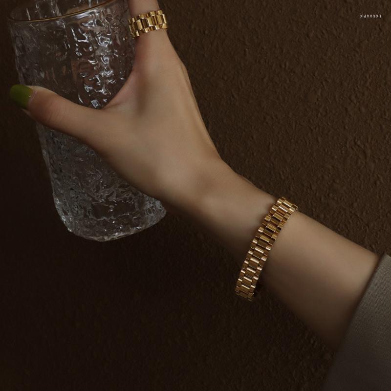Link Bracelets Vintage Stainless Steel Strap Bracelet For Women Personality Hip Hop Geometric Unisex Trend Jewelry Festival Party Gift
Link Bracelets Vintage Stainless Steel Strap Bracelet For Women Personality Hip Hop Geometric Unisex Trend Jewelry Festival Party Gift