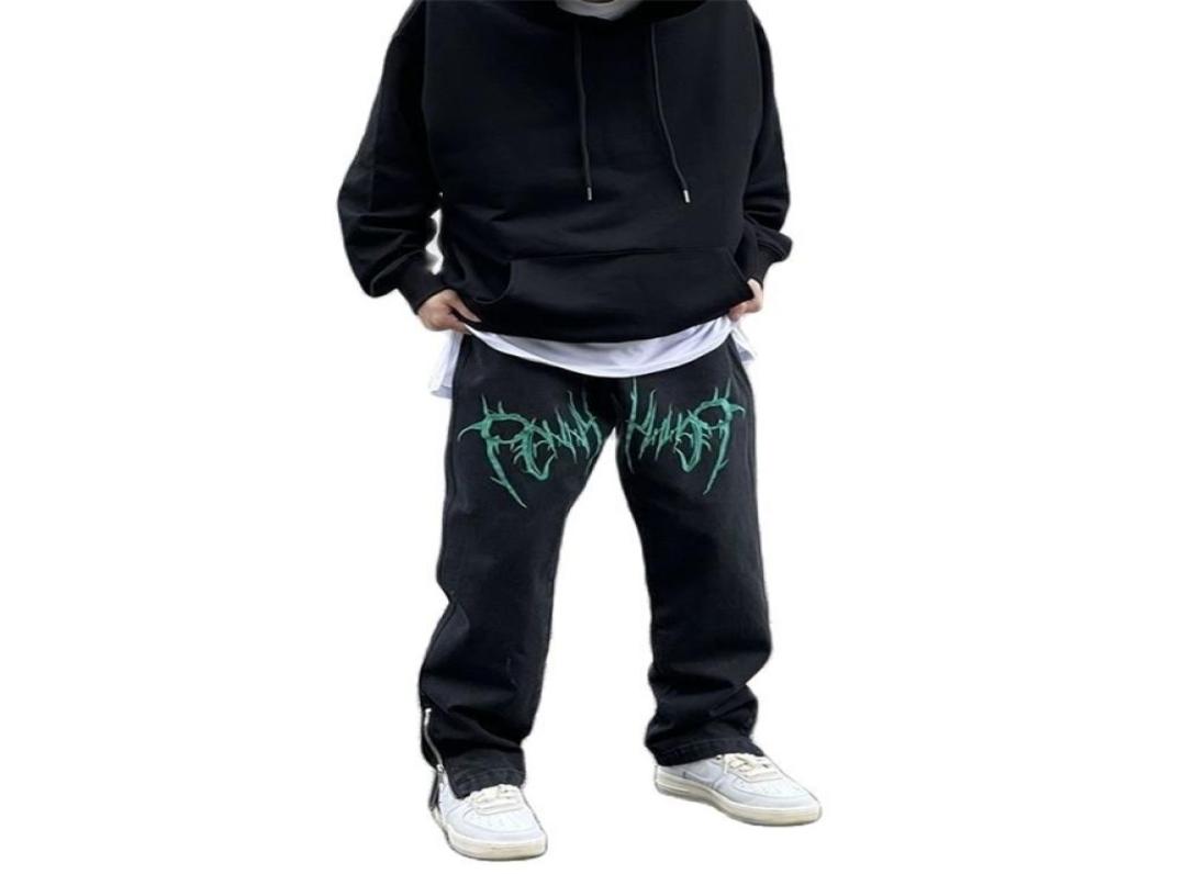 Men Y2K Street Dance Hiphop Jeans Fashion Embroidery Black Loose Board Denim Pants Overall Male Rap Jeans Plus Size Side Zipper 224057445, Red
Men Y2K Street Dance Hiphop Jeans Fashion Embroidery Black Loose Board Denim Pants Overall Male Rap Jeans Plus Size Side Zipper 224057445, Red