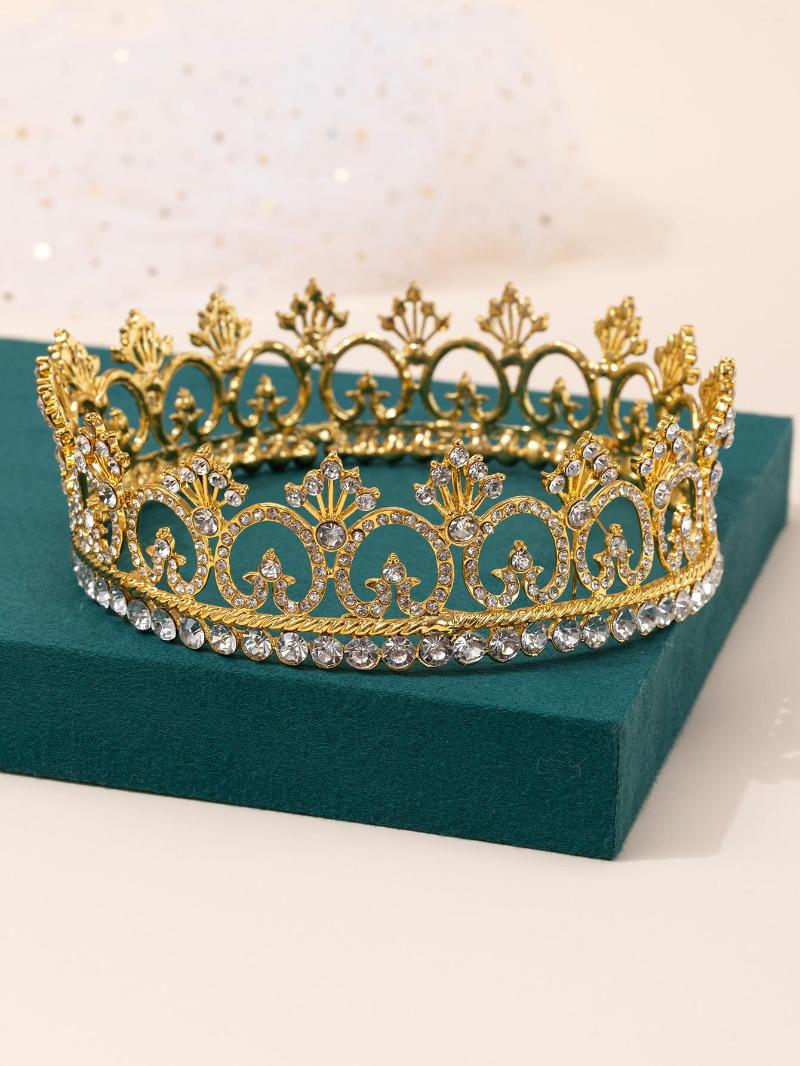 Hair Clips Wedding Crown Jewelry Bridal Accessories Women Baroque Rhinestones Crystal Tiaras Bride Queen Party Crowns Gift
Hair Clips Wedding Crown Jewelry Bridal Accessories Women Baroque Rhinestones Crystal Tiaras Bride Queen Party Crowns Gift
