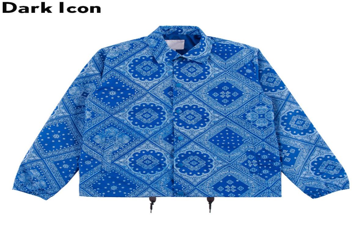 Dark Icon Bandana Hip Hop Jacket Men Turndown Collar Paisley Street Fashion Men039s Jacket Streetwear Jackets for Man LJ2010135703468, Black
Dark Icon Bandana Hip Hop Jacket Men Turndown Collar Paisley Street Fashion Men039s Jacket Streetwear Jackets for Man LJ2010135703468, Black