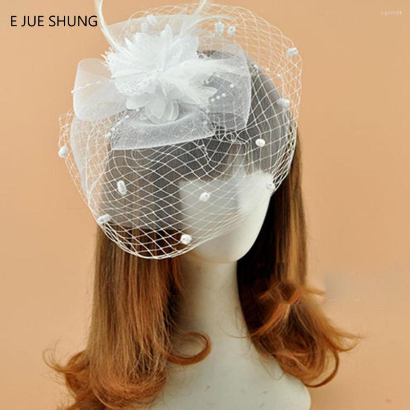Headpieces E JUE SHUNG White Black Red Birdcage Net Wedding Hats Bridal Fascinator Face Veils Feather Flower With Hairpin
Headpieces E JUE SHUNG White Black Red Birdcage Net Wedding Hats Bridal Fascinator Face Veils Feather Flower With Hairpin