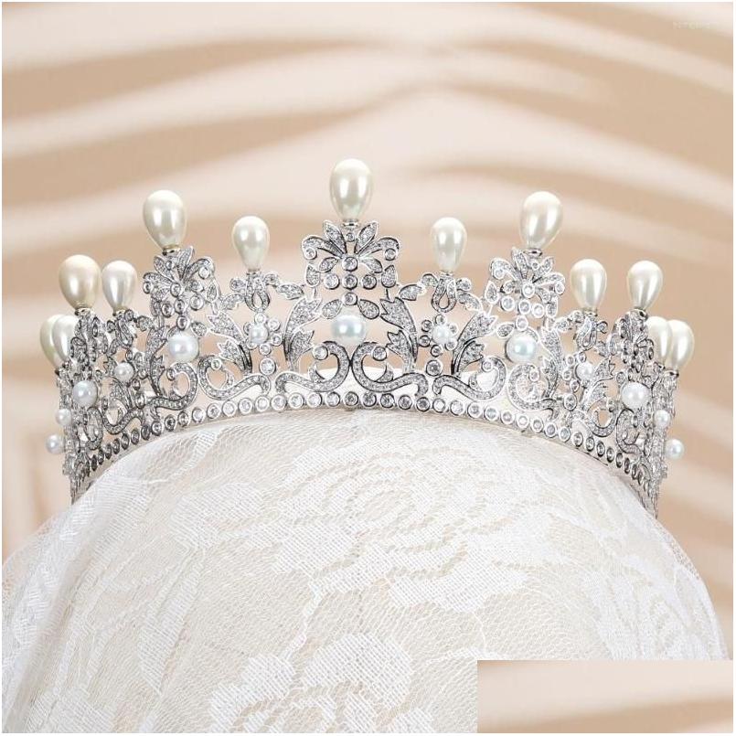 Hair Clips Barrettes Tirim Pearl Cubic Zircon Crown Headband Women Tiaras Wedding Jewelry Bride Accessories Headwear Bridal Drop D Dhqkr
Hair Clips Barrettes Tirim Pearl Cubic Zircon Crown Headband Women Tiaras Wedding Jewelry Bride Accessories Headwear Bridal Drop D Dhqkr