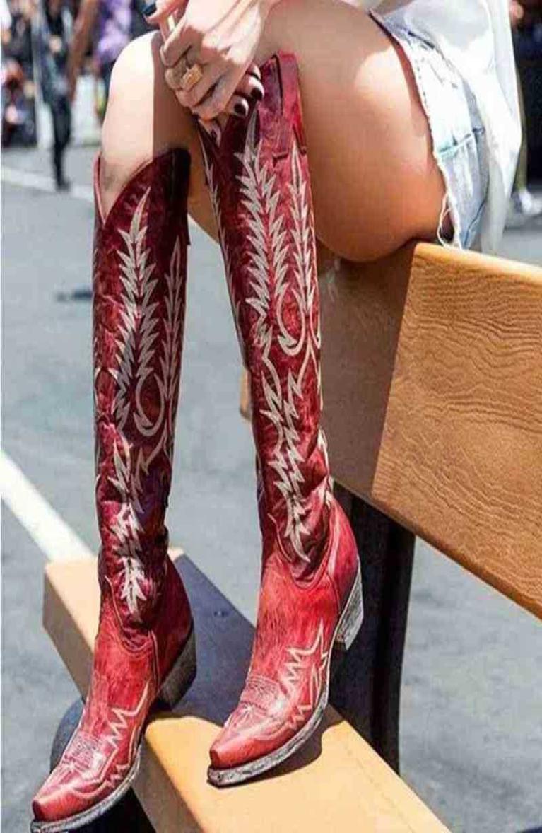 Bonjomarisa Ladies Punch Shoe Cowgirls Chunky Heel Embroidery Mid Calf Boots For Women Fashion High Quality Casual Ladie Shoes J228525879, Army green
Bonjomarisa Ladies Punch Shoe Cowgirls Chunky Heel Embroidery Mid Calf Boots For Women Fashion High Quality Casual Ladie Shoes J228525879, Army green
