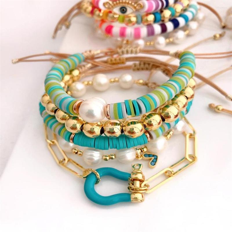 Charm Bracelets KKBEAD Heishi Pearl 2023 Jewelry For Women Gift Hight Quality Gold Color Beaded Chain Pulseras Mujer
Charm Bracelets KKBEAD Heishi Pearl 2023 Jewelry For Women Gift Hight Quality Gold Color Beaded Chain Pulseras Mujer