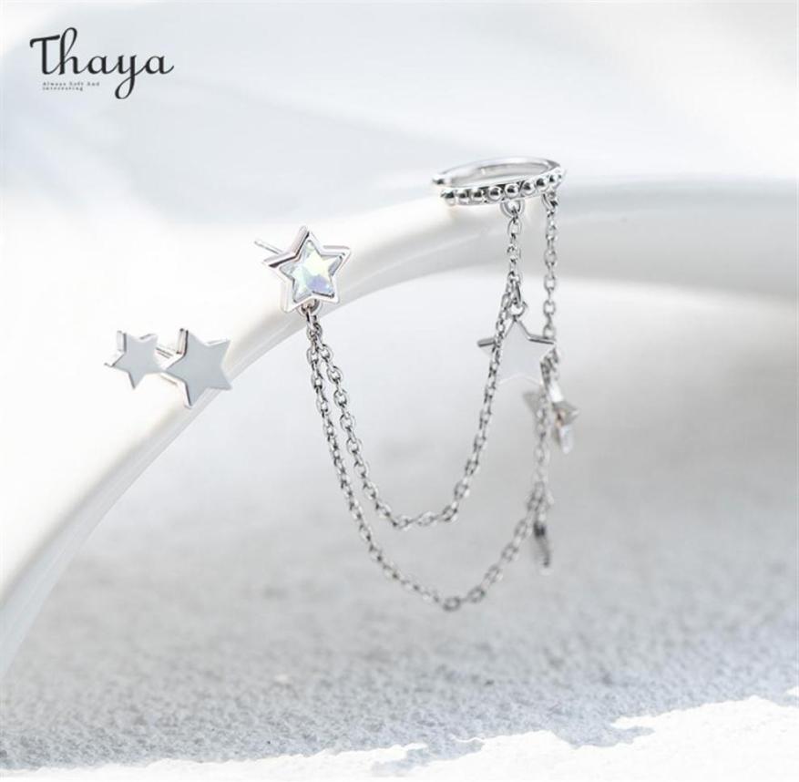Thaya Silver Color Star Dangle Earring For Women With Chain Light Purple Crytals Earrings High Quality Elegant Fine Jewelry 2202145206954
Thaya Silver Color Star Dangle Earring For Women With Chain Light Purple Crytals Earrings High Quality Elegant Fine Jewelry 2202145206954