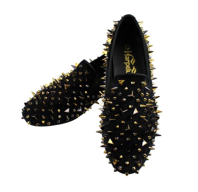 Harpelunde Slipon Men Dress Wedding Shoes Handmade Black Velvet Loafers Spikes Fashion Footwear 6 to 143980167, Blue
Harpelunde Slipon Men Dress Wedding Shoes Handmade Black Velvet Loafers Spikes Fashion Footwear 6 to 143980167, Blue