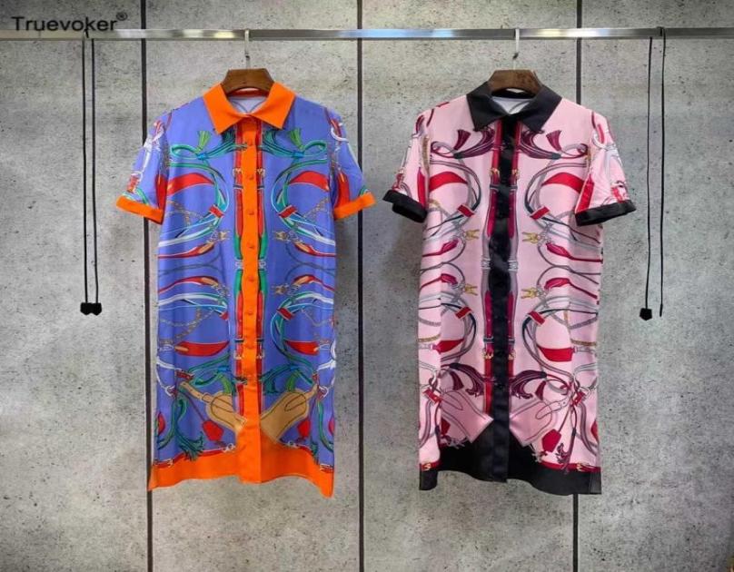 Truevoker Summer Casual 100 Silk Straigth Dress Lady Short Sleeve Turn Down Collar Totem Print Prom Robe Festa Vestido 2106025329366, Pink
Truevoker Summer Casual 100 Silk Straigth Dress Lady Short Sleeve Turn Down Collar Totem Print Prom Robe Festa Vestido 2106025329366, Pink