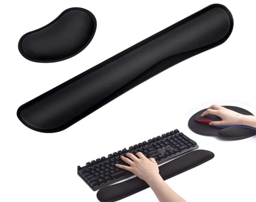Wrist Rest Mouse Pad Memory Superfine Fibre Ergonomic Mousepad for Typist Office Gaming PC Laptop 2106153697630