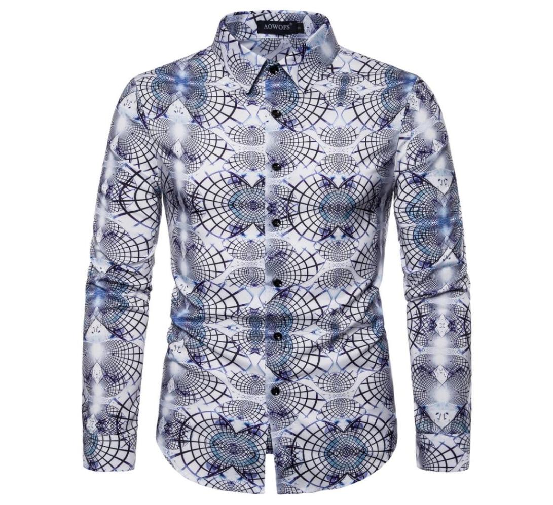 Whole mens designer casual dress shirts 2020 Spring Long Sleeve Digital Printing Lapel Neck Slim Fit Shirts mens breathable T7136098, White
Whole mens designer casual dress shirts 2020 Spring Long Sleeve Digital Printing Lapel Neck Slim Fit Shirts mens breathable T7136098, White