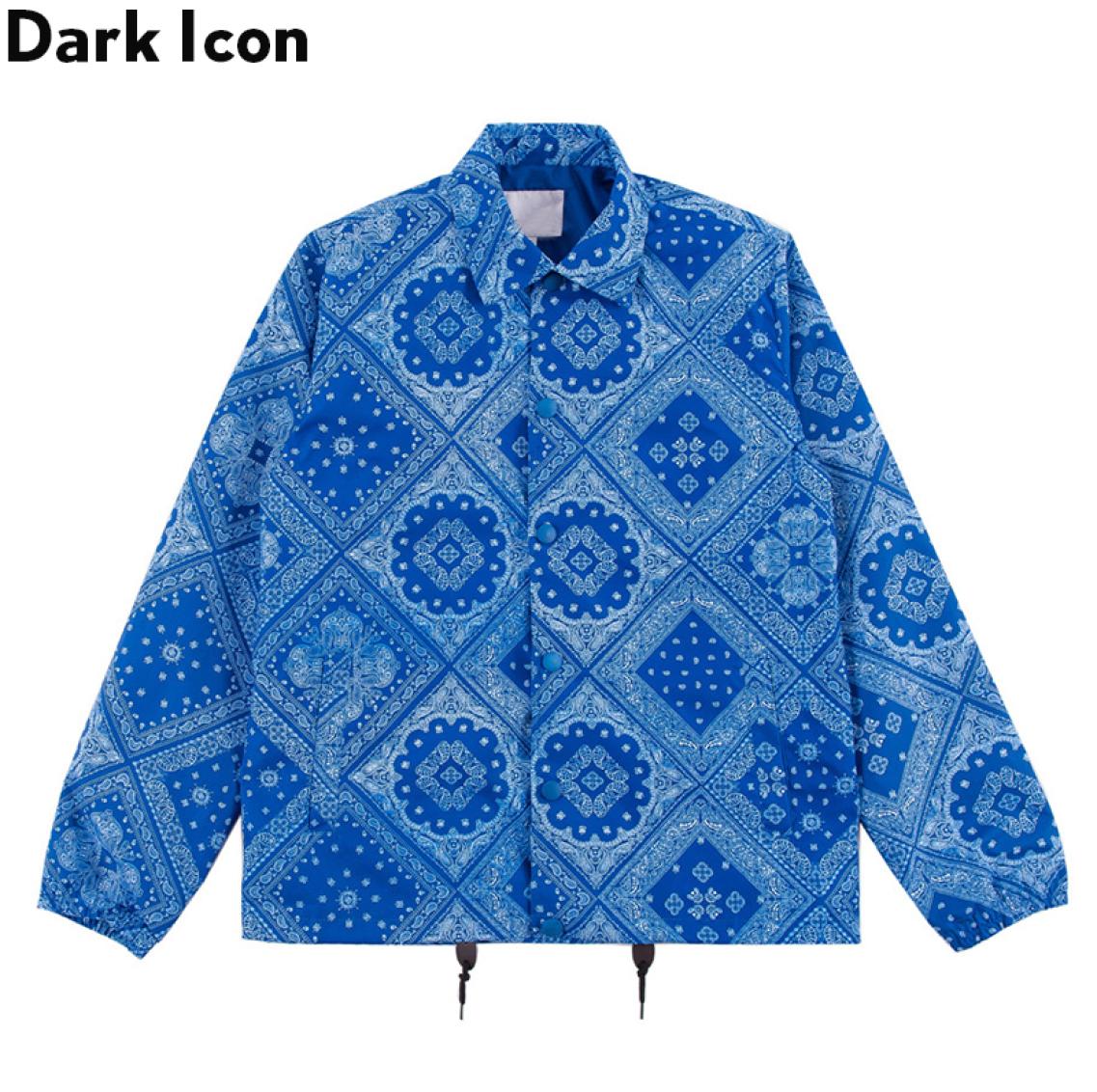 Dark Icon Bandana Hip Hop Jacket Men Turndown Collar Paisley Street Fashion Men039s Jacket Streetwear Jackets for Man LJ2010134870988, Black
Dark Icon Bandana Hip Hop Jacket Men Turndown Collar Paisley Street Fashion Men039s Jacket Streetwear Jackets for Man LJ2010134870988, Black
