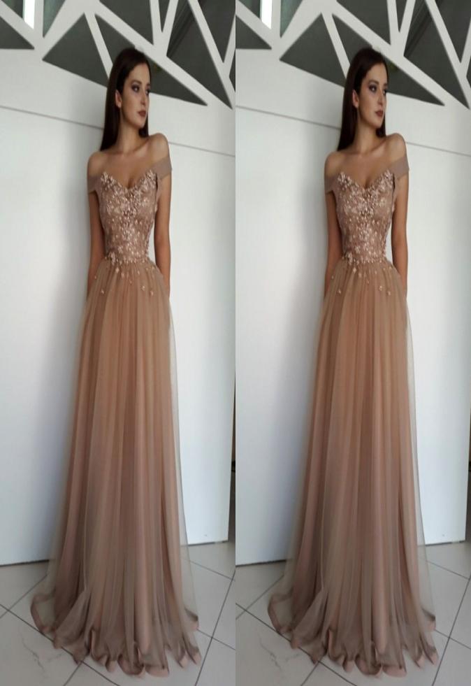 2018 Elegant Off The Shoulder Evening Dresses Flowers Pearl Tulle Floor Length Brown Formal Evening Dresses Zipper Up9415644, Hunter
2018 Elegant Off The Shoulder Evening Dresses Flowers Pearl Tulle Floor Length Brown Formal Evening Dresses Zipper Up9415644, Hunter