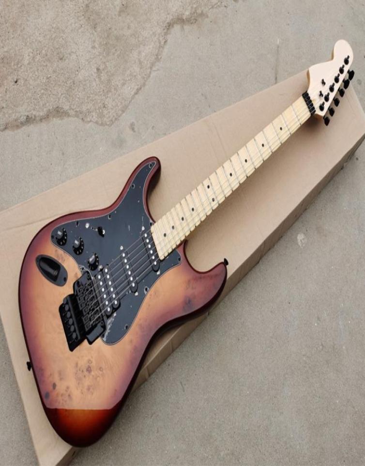 LeftRight Handed Electric Guitar with Treeburl VeneerScalloped Maple FretboardFloyd RoseBlack hardqareCan be customized as r1921260
LeftRight Handed Electric Guitar with Treeburl VeneerScalloped Maple FretboardFloyd RoseBlack hardqareCan be customized as r1921260