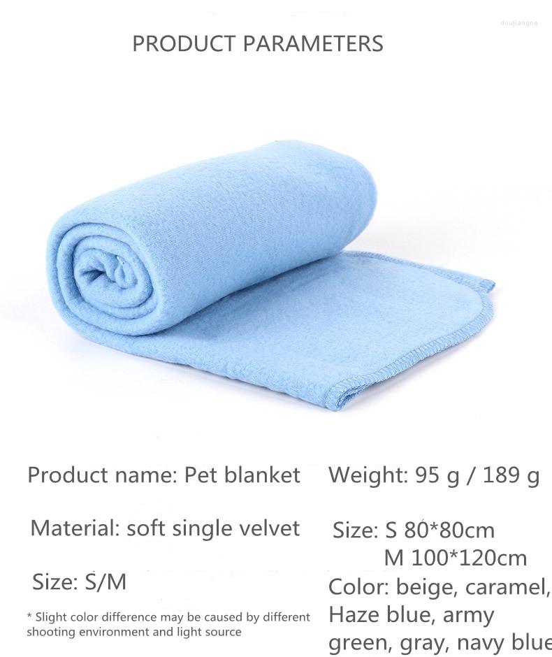 Cat Beds Soft Dog Comfortable Solid Blanket Mat Winter Warm Sleeping Portable Washable Nest Supplies For Cats Or Dogs Pets Mats