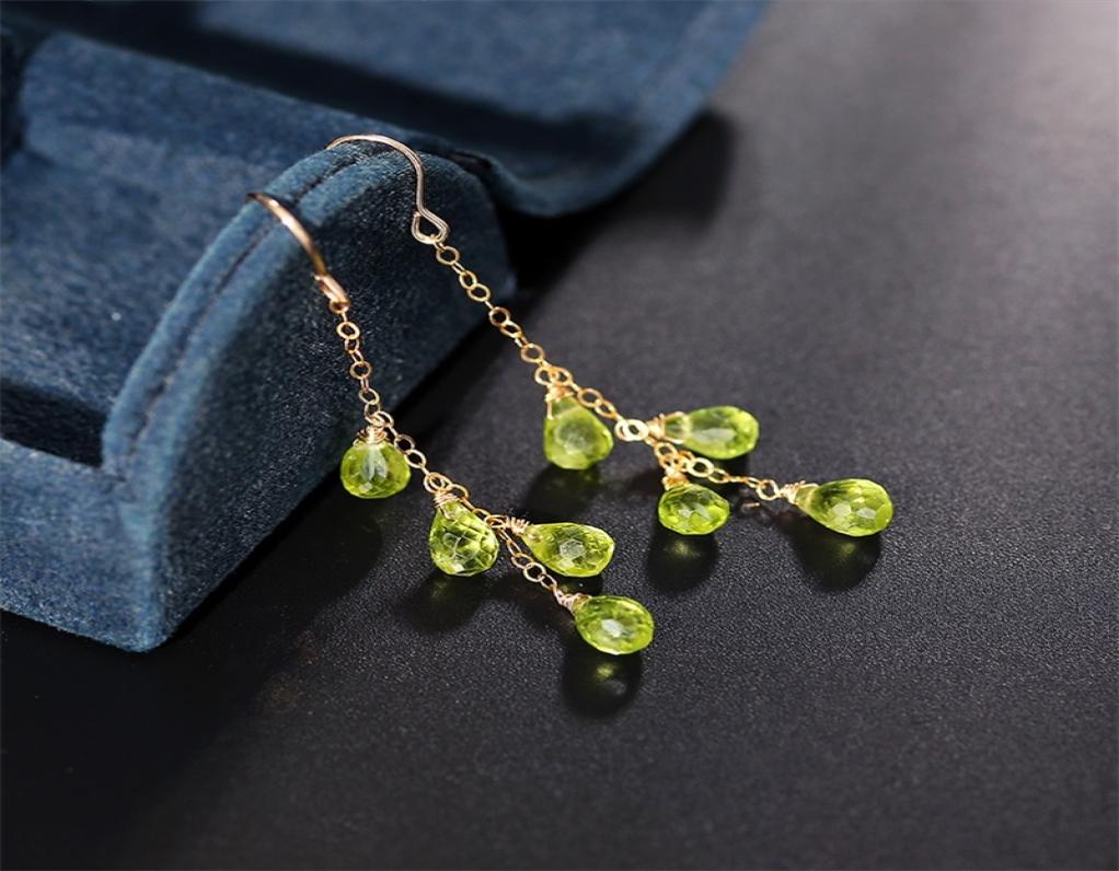 DAIMI 14K Gold Injection Peridot Earrings Female Simple Valentine039s Day Gift for Girlfriend Earrings 2103172792226
DAIMI 14K Gold Injection Peridot Earrings Female Simple Valentine039s Day Gift for Girlfriend Earrings 2103172792226