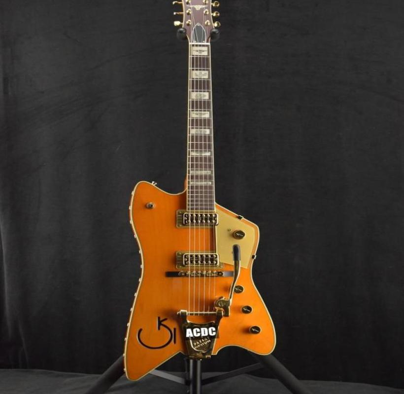 Rare BillyBo Jupiter Orange EddieCochran Thunderbird Electric Guitar Cow Cactus Inlay G logo Knobs Bigs Tremolo Bridge Gold Hardwa2844027
Rare BillyBo Jupiter Orange EddieCochran Thunderbird Electric Guitar Cow Cactus Inlay G logo Knobs Bigs Tremolo Bridge Gold Hardwa2844027
