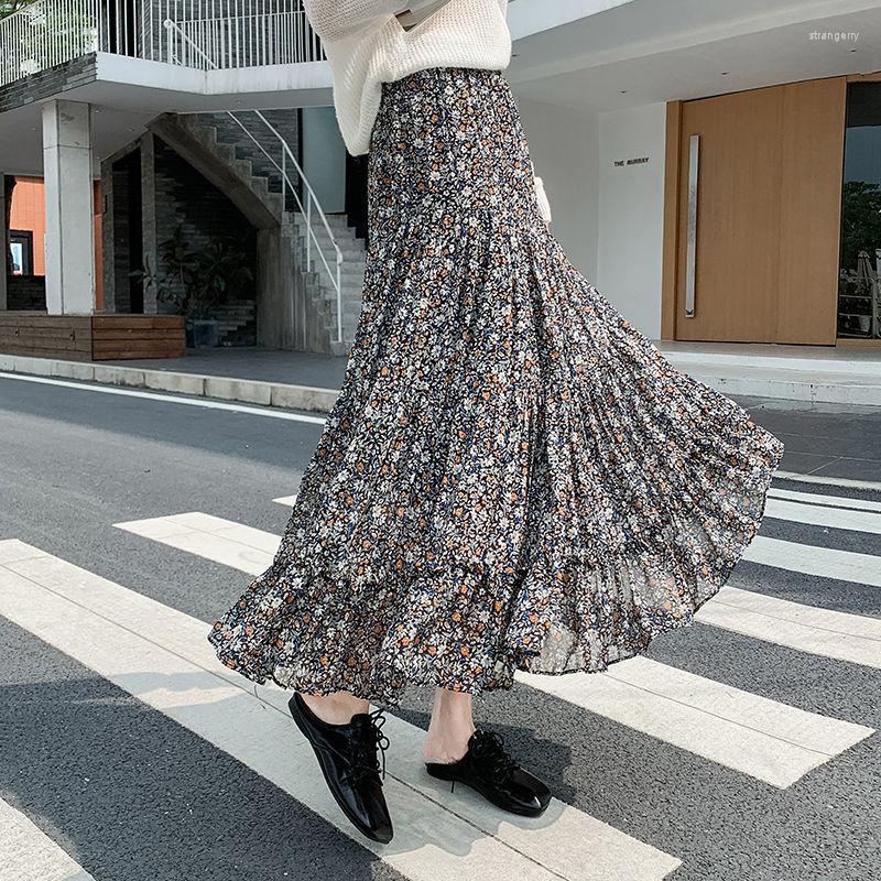Skirts Arrival Summer Korean Style Women Loose Casual Vintage Floral Print A-line Skirt All-matched High Waist Mid-calf P478, Picture color
Skirts Arrival Summer Korean Style Women Loose Casual Vintage Floral Print A-line Skirt All-matched High Waist Mid-calf P478, Picture color