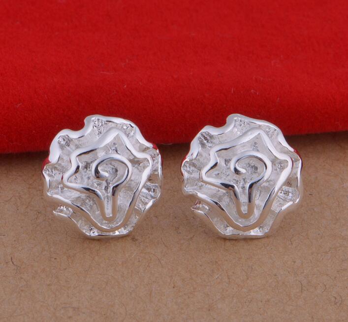 925 silver plated earrings Fashion 28 style mixed