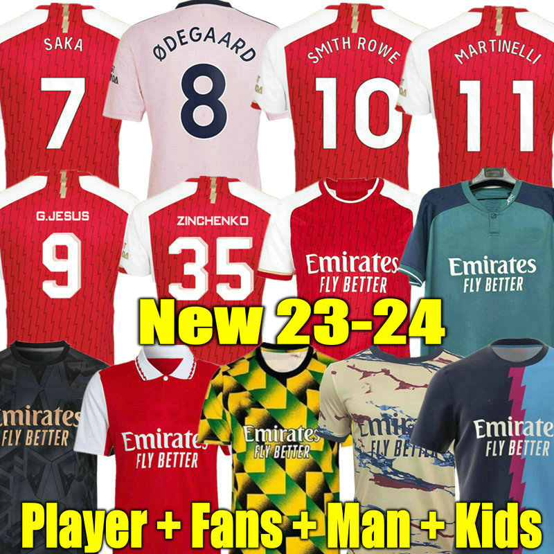G.JESUS 22 23 24 retro soccer jerseys SMITH ROWE ARSEns SAKA Fans Player THOMAS MARTINELLI TIERNEY 2023 2024 football shirt Men Kids kit ODEGAARD Nketiah FABIO VIEIRA, 01 02 home
G.JESUS 22 23 24 retro soccer jerseys SMITH ROWE ARSEns SAKA Fans Player THOMAS MARTINELLI TIERNEY 2023 2024 football shirt Men Kids kit ODEGAARD Nketiah FABIO VIEIRA, 01 02 home