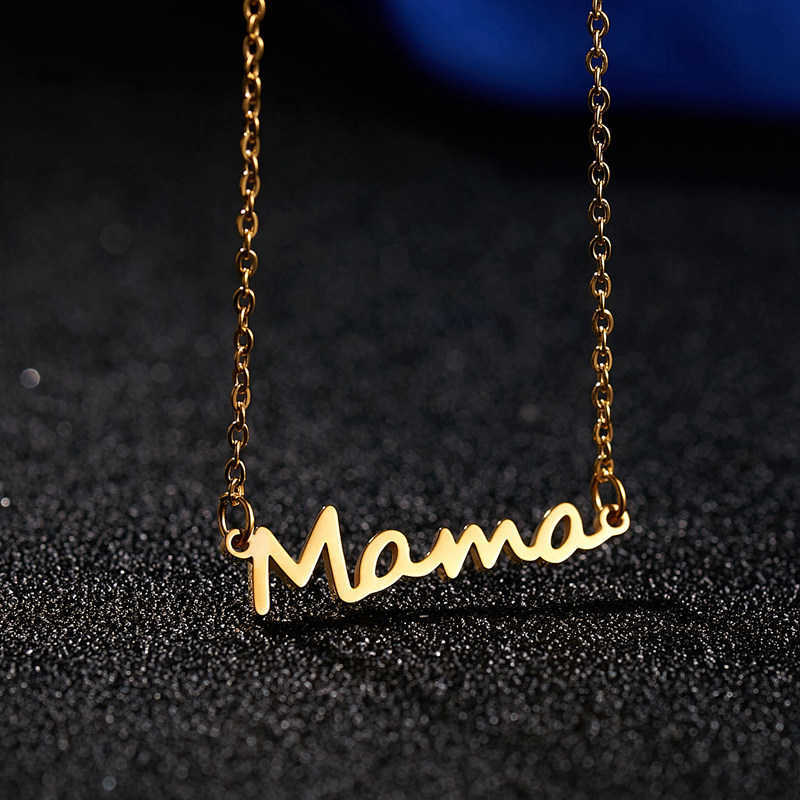 Pendant Necklaces Mother's Day Mama Letter Pendant Necklace For Women 3 Colors Mom Nameplate Clavicle Chain Choker Personality Jewelry New Gifts AA230526
Pendant Necklaces Mother's Day Mama Letter Pendant Necklace For Women 3 Colors Mom Nameplate Clavicle Chain Choker Personality Jewelry New Gifts AA230526