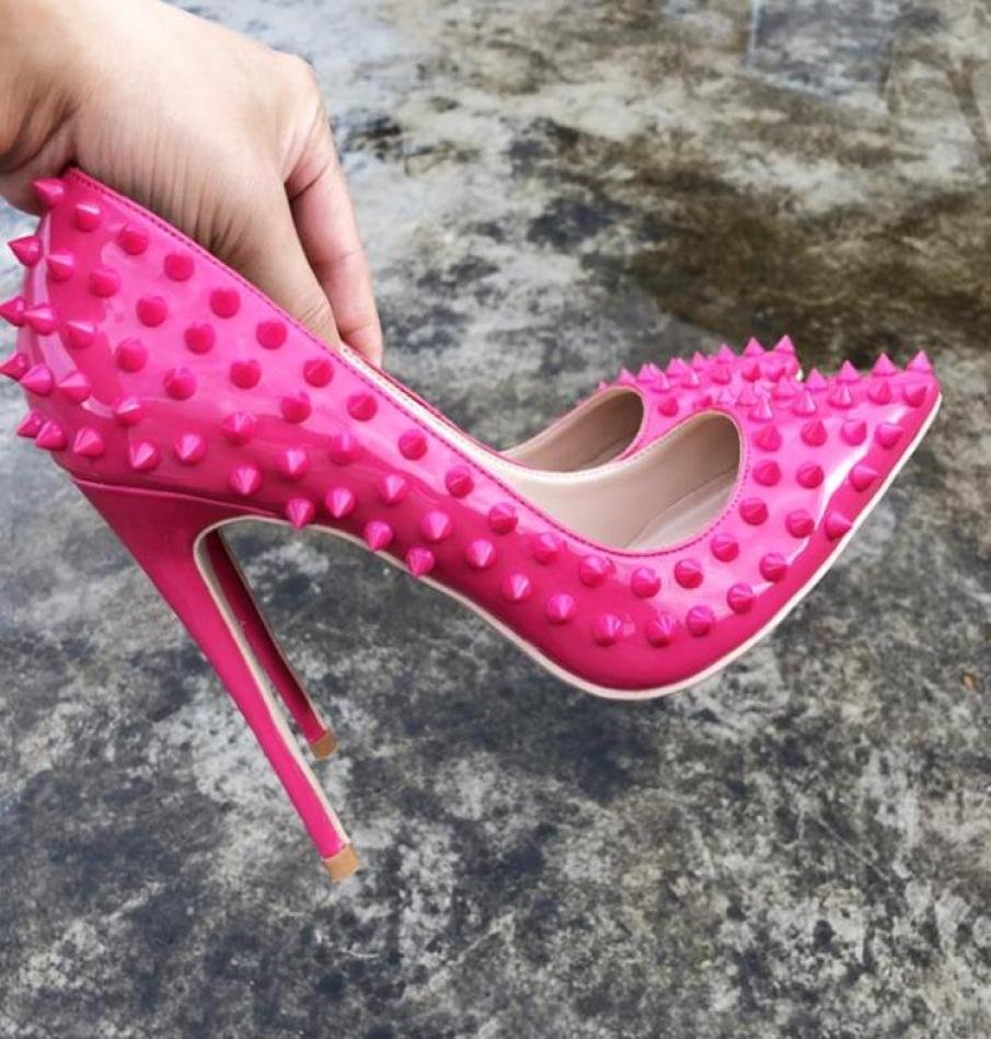 2022 News style Casual Designer White Dress shoe Patent Leather Studded Spikes Point Toe High Heels Shoes Pumps Bride Wedding Part7566099, Split
2022 News style Casual Designer White Dress shoe Patent Leather Studded Spikes Point Toe High Heels Shoes Pumps Bride Wedding Part7566099, Split