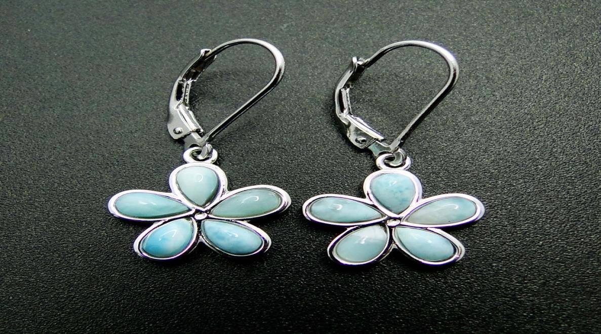 Natural Larimar Jewelry Flower Earring Fine Jewelry Silver Dangle Earrings 100 925 Sterling Silver Jewelry for Girl039s Earrin8282313
Natural Larimar Jewelry Flower Earring Fine Jewelry Silver Dangle Earrings 100 925 Sterling Silver Jewelry for Girl039s Earrin8282313