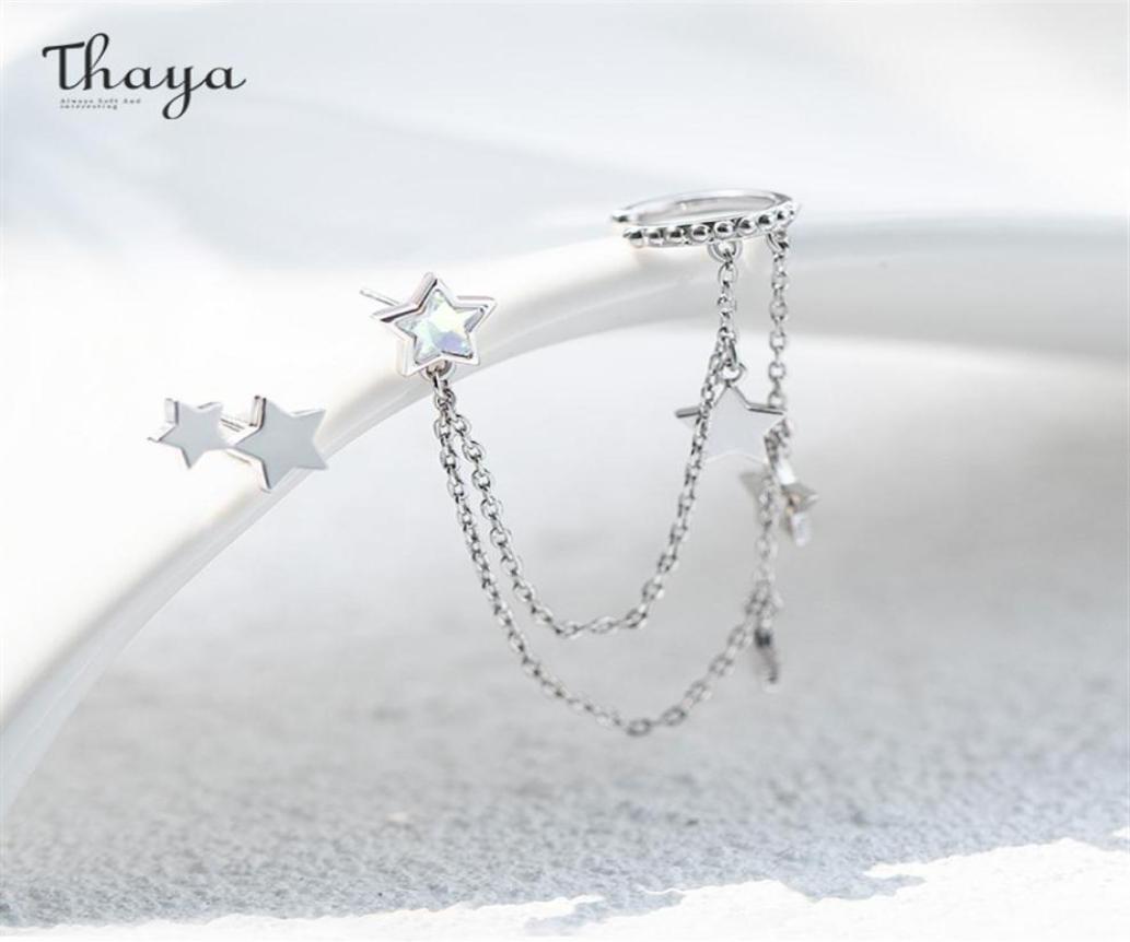 Thaya Silver Color Star Dangle Earring For Women With Chain Light Purple Crytals Earrings High Quality Elegant Fine Jewelry 2202146210828
Thaya Silver Color Star Dangle Earring For Women With Chain Light Purple Crytals Earrings High Quality Elegant Fine Jewelry 2202146210828
