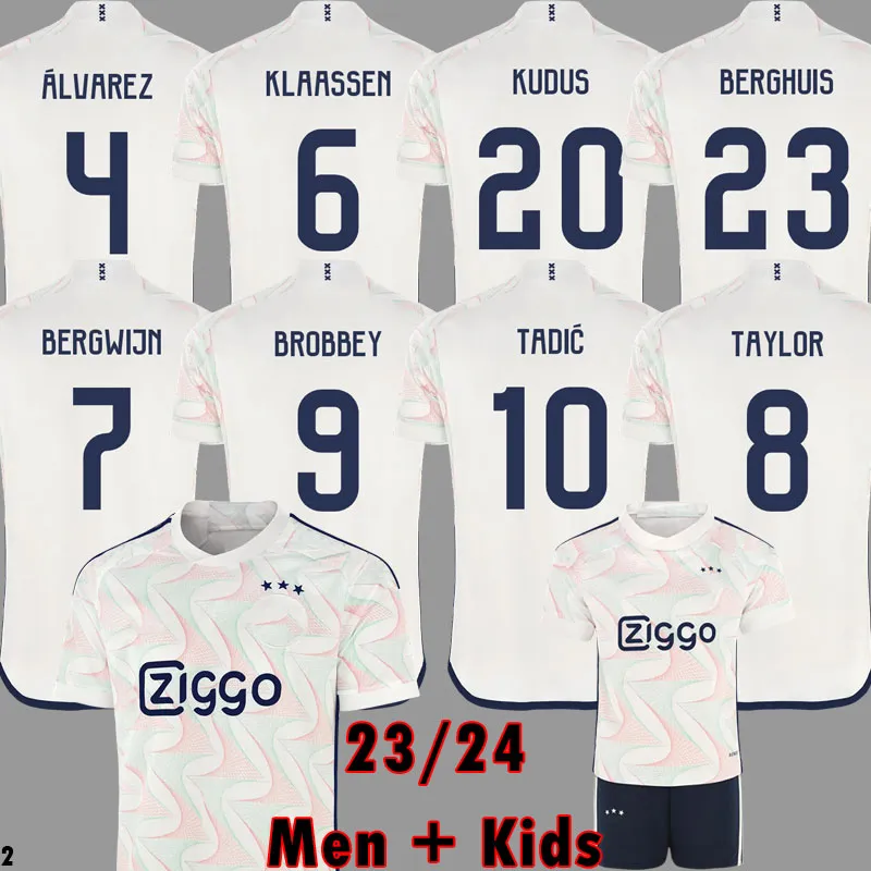 AJAXS TADIC 23 24 Soccer Jerseys BASSEY BERGHUIS Third black Kit KLAASSEN BERGWIJN CRUYFF 2023 2024 away football shirts men kids uniforms BROBBEY kits 345234, Image
AJAXS TADIC 23 24 Soccer Jerseys BASSEY BERGHUIS Third black Kit KLAASSEN BERGWIJN CRUYFF 2023 2024 away football shirts men kids uniforms BROBBEY kits 345234, Image