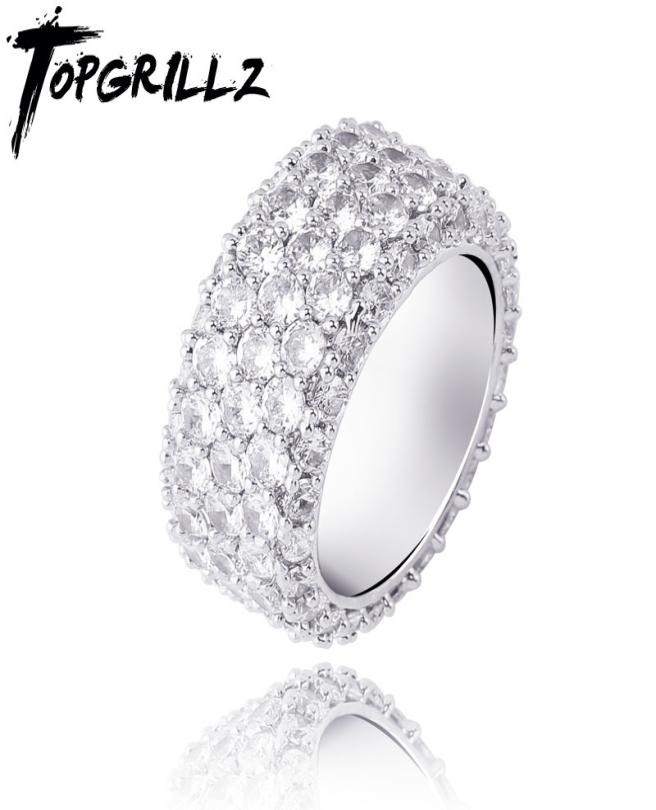 TOPGRILLZ 5 Rows Iced Out Full Cubic Zircon Bling Rings Gold Silver Color Charm Men039s Hip Hop Jewelry For Gifts Y11244872630
TOPGRILLZ 5 Rows Iced Out Full Cubic Zircon Bling Rings Gold Silver Color Charm Men039s Hip Hop Jewelry For Gifts Y11244872630