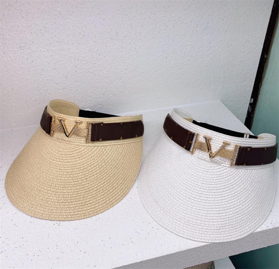Fashion Straw Hat Womens Visor Designer Bucket Hats Mens Casquette Summer Beach Hats Grass Braid Sunhat Designers Women Wide Brim 9257331, Brown 
Fashion Straw Hat Womens Visor Designer Bucket Hats Mens Casquette Summer Beach Hats Grass Braid Sunhat Designers Women Wide Brim 9257331, Brown