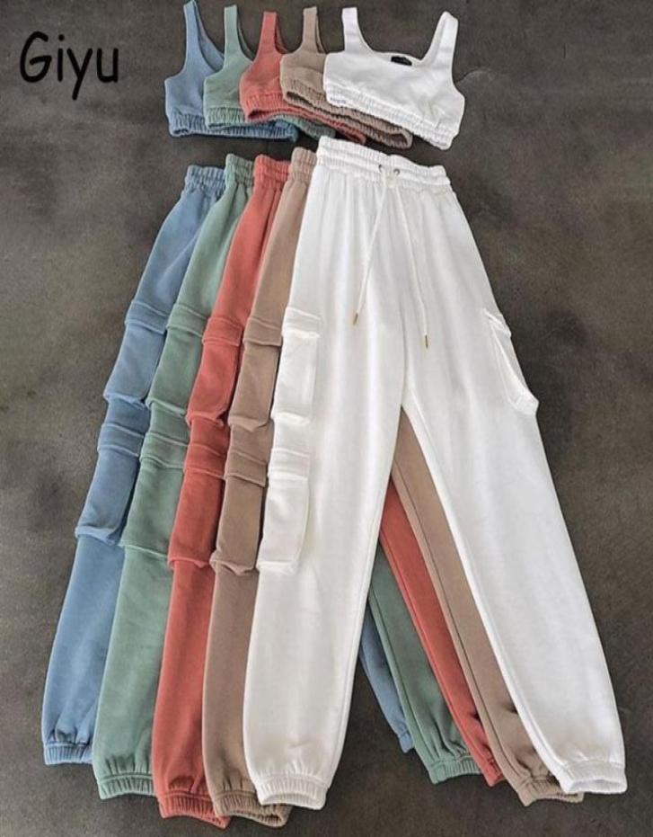 Women Two Piece Pants Autumn Casual Sport Crop Top Clothing White Tracksuit4316665, Gray
Women Two Piece Pants Autumn Casual Sport Crop Top Clothing White Tracksuit4316665, Gray